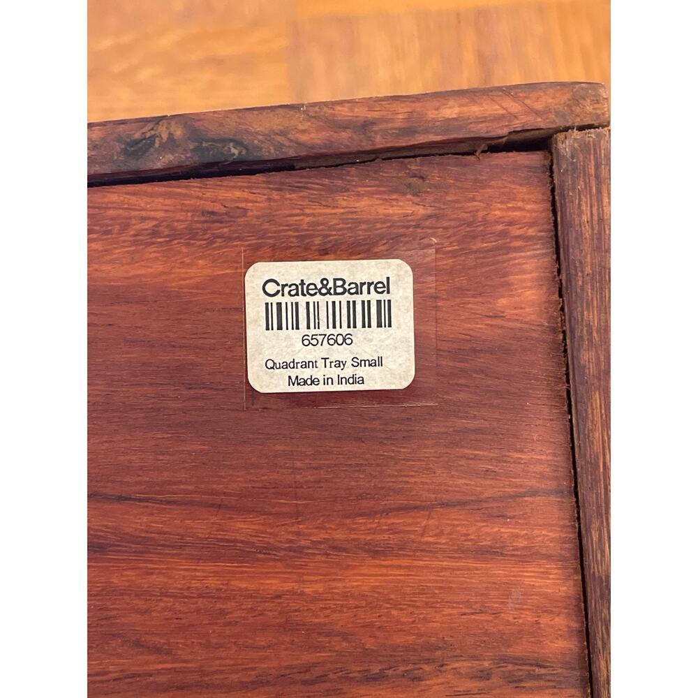 Crate and Barrel Quadrant tray - Picture 8 of 8